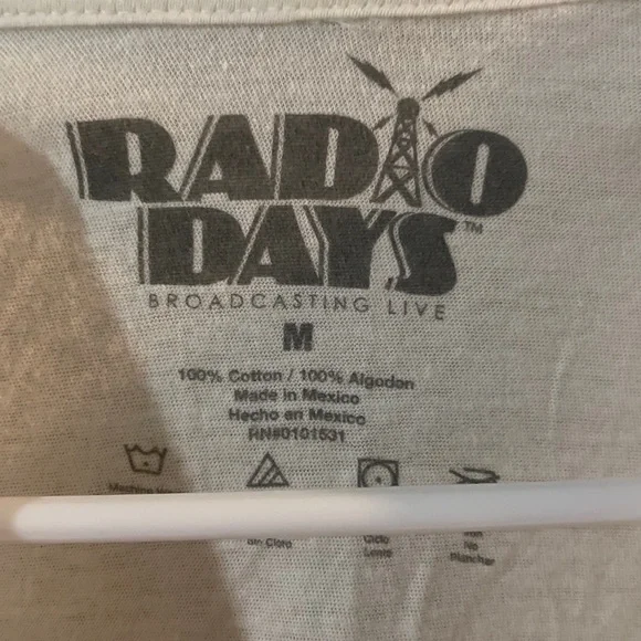Radio Days Mens M Presidents Tshirt -> Radio days Mens M presidents Tshirt - Picture 2 of 2
